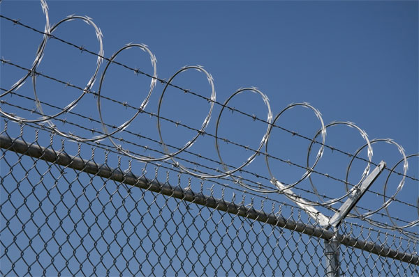 Galvanized Razor Wire Mobile Barrier